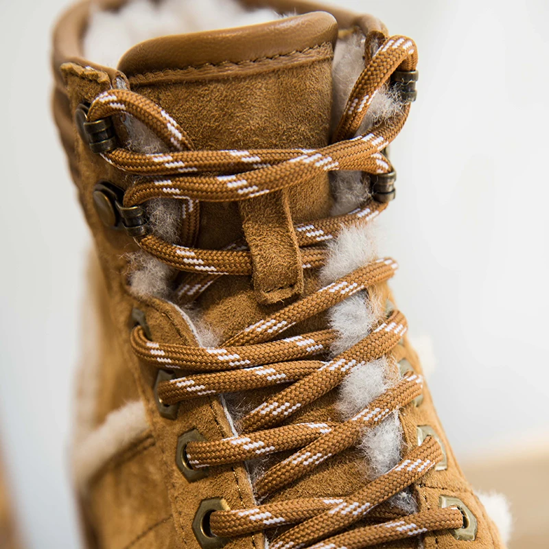 2019 г. Новая зимняя женская обувь женские зимние спортивные ботинки Martin на овечьем