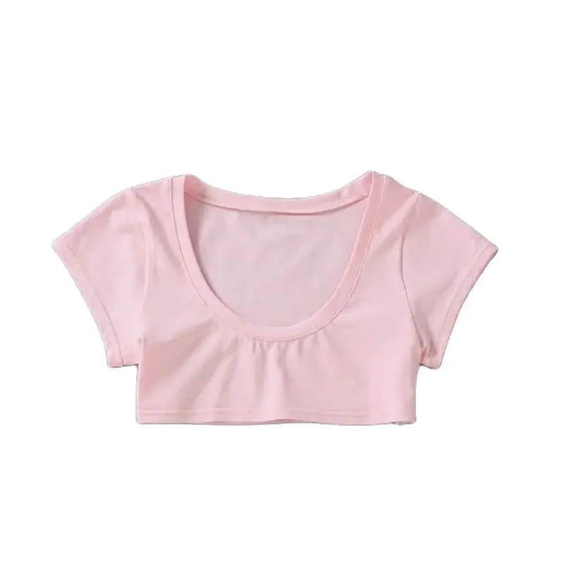 Новый Модный хлопковый кроп-топ XUANSHOW в клубном стиле футболки с короткими