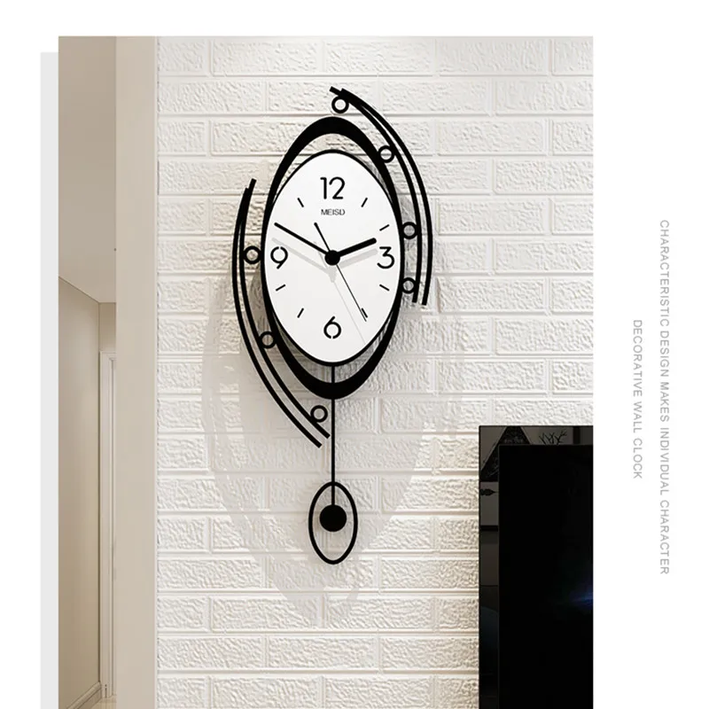 

Nordic Creative Personality Wall Clock Living Room Home Fashion Clocks Modern Minimalist Mute Decorative Wall Charts Acrylic