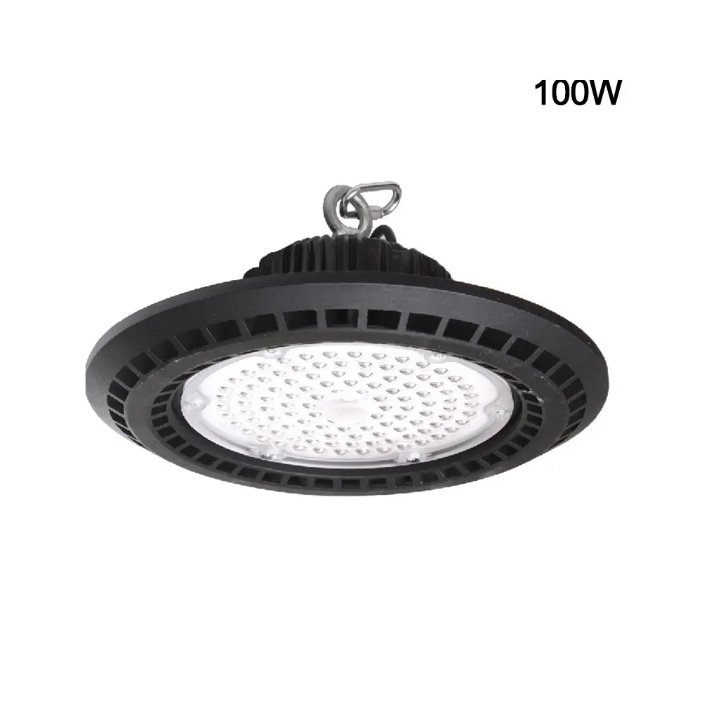 

50W 100W 200W LED High Bay Light Fixture 14000lm 6500K Daylight Industrial Lamp Commercial Bay Lighting for Warehouse Workshop
