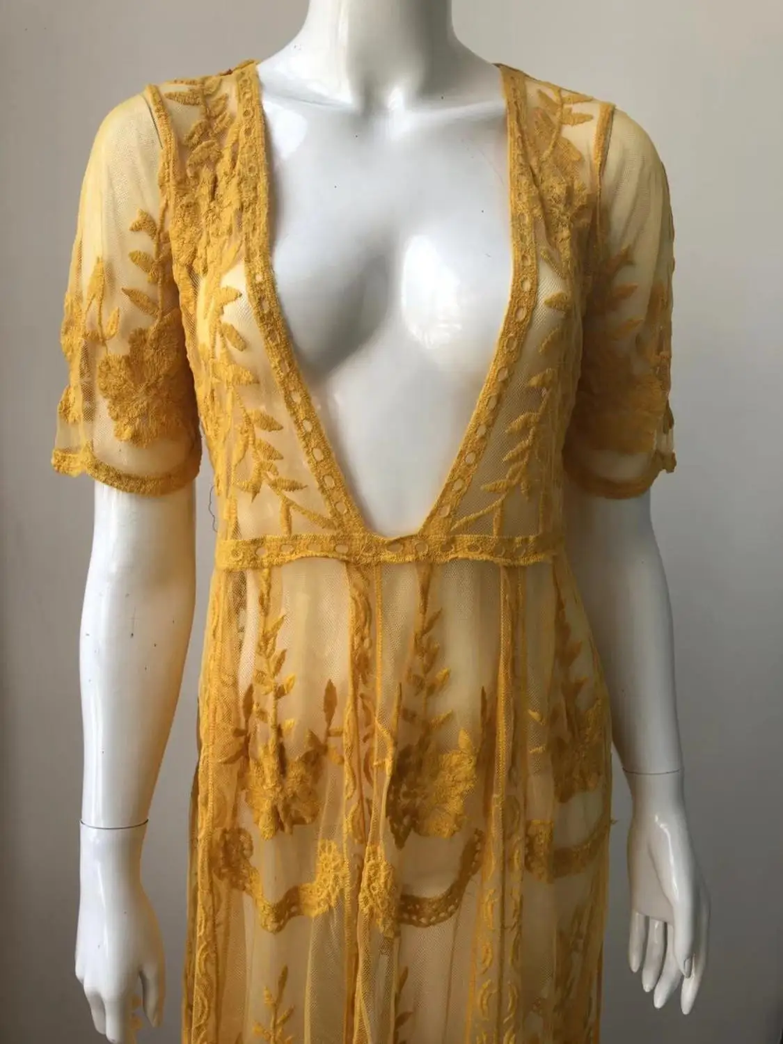 Без подкладки летние женские Ретро элегантные длинные кружевные вечерние платья