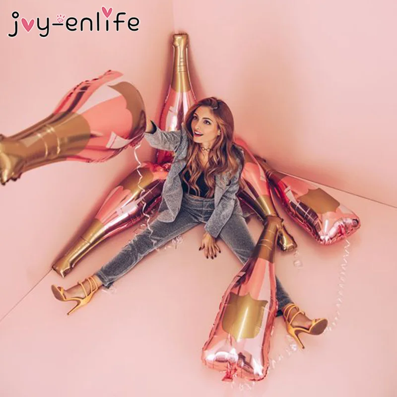 Большая бутылка для шампанского украшения свадьбы дня рождения Детские