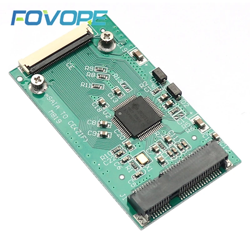 Mini SATA mSATA PCI E SSD до 40pin 1 8 дюймов ZIF CE преобразователь карты для IPOD IPAD Toshiba Hitachi HDD