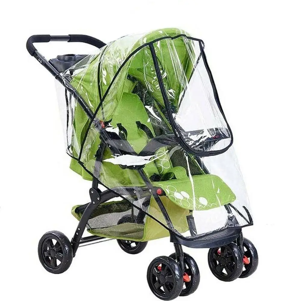 

Baby Stroller Accessories Stroller Rain Cover Windshield Umbrella Raincoat Baby Travel Weather Dustproof