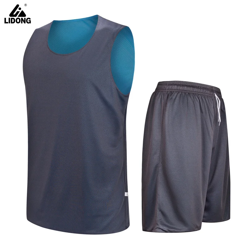 Мужская и женская спортивная форма двухсторонняя баскетбольная набор из джерси