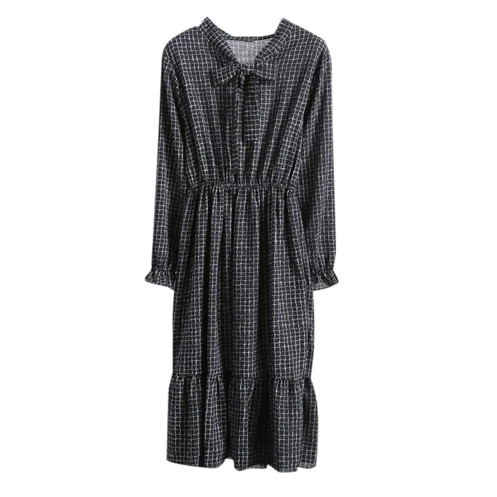 Милое розовое платье женское с длинным рукавом цветочным принтом пляж в стиле