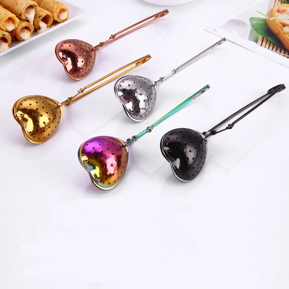 Сетчатый ситечко для чая с ручкой из нержавеющей стали кухонный гаджет кофе трав