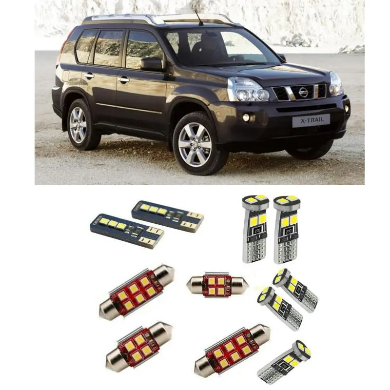 

Car Accessories Car Led Interior Light Kit For Nissan X Trail mk2 II 2007 - 2014 Error Free White 6000K Super Bright