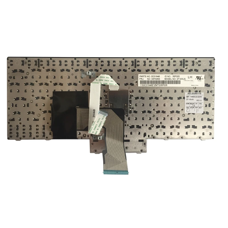 Новая клавиатура для ноутбука LENOVO IBM E120 E125 X125 X121E X130E E220S S220 черная английская