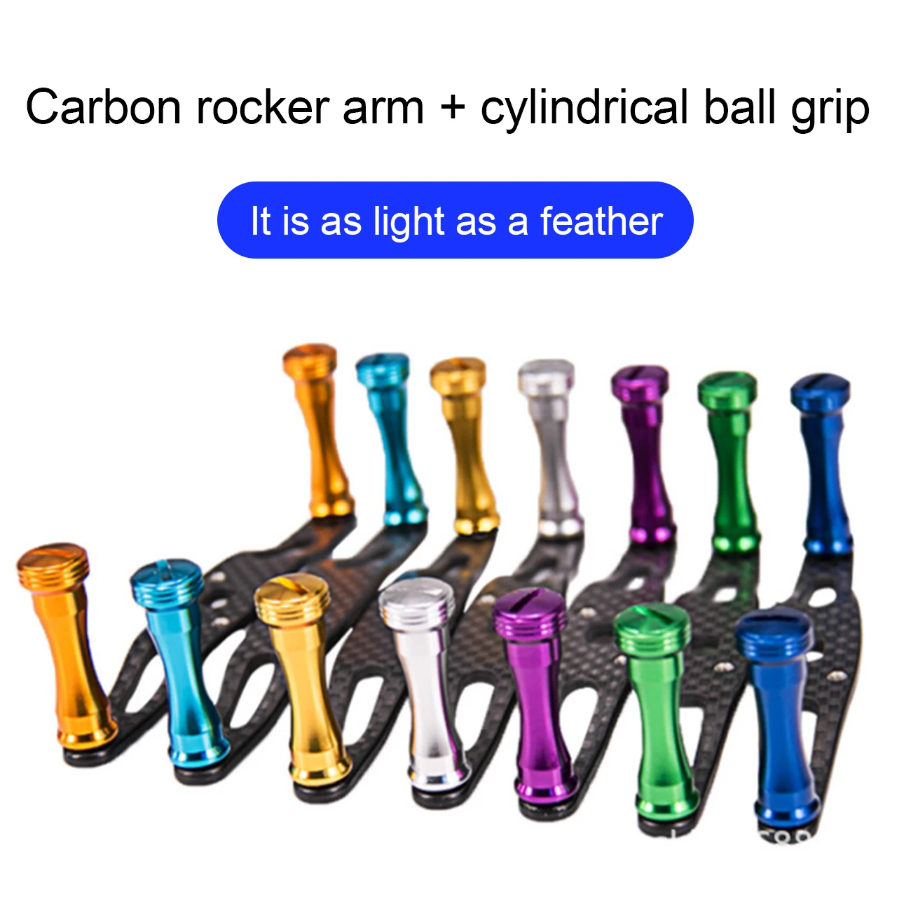 

Fishing reel modification grip spiral pattern grip pill DIY all metal fishing reel accessories fishing reel handle