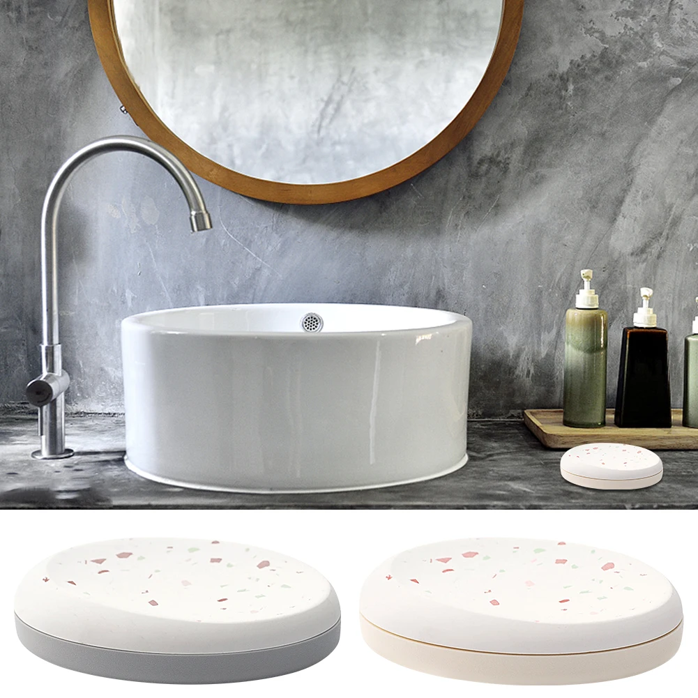 

For Shower Balcony Bathroom Organizer Kitchen Sink Sponge Holder Fast Drying Soap Dish Wear Resistance Diatomaceous Earth