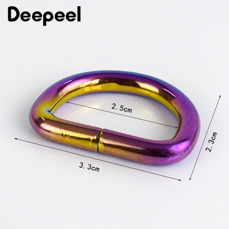 Deepeel 25 мм O D Dee кольцо сумка ремень Металлические пряжки лямки для сумок застежка