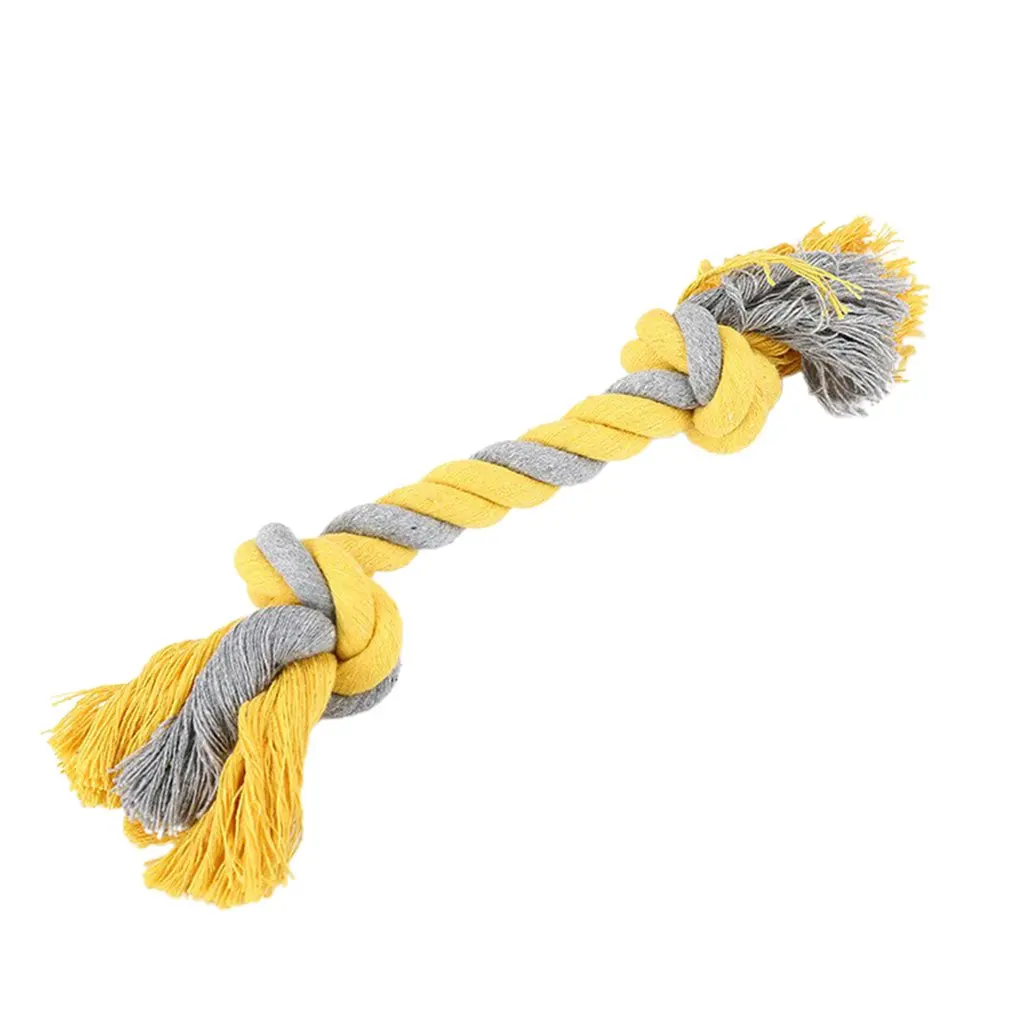 

Pet Bite-resistant Teeth Cotton Rope Toy Clean Tooth Rope Bone Bite Resistant Cotton Durable Rope Toy
