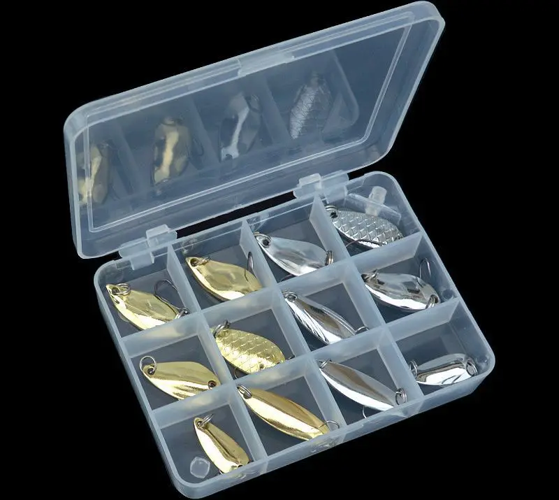 

Рыболовные приманки Chang Fishing 12 шт. в коробке, набор с блестками Makou, набор с блестками Luya, набор с маленькими блестками для рыбы, мягкие приманк...