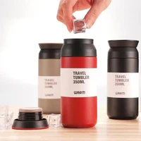 new 350ml portable bottle insulated vacuum flask water coffee tea milk mug outdoor travel car leakproof thermo cup bottles
