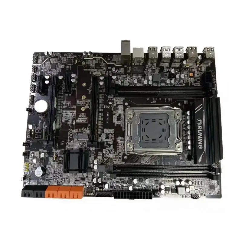 Новые x99motherboard lga2011 3 LGA2011 ATX USB3.0 SATA M.2 PCI E X16 NVME слот расширения SSD DDR4 64G памяти| |