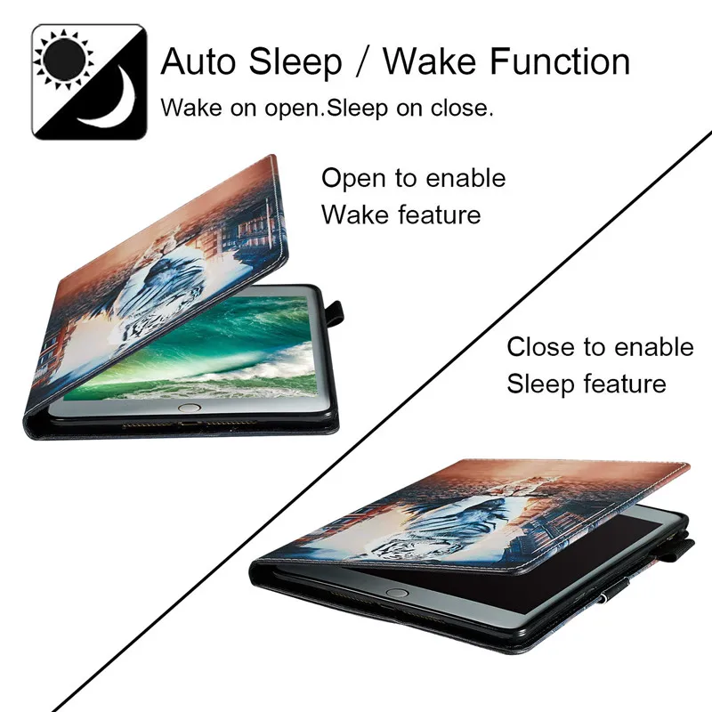 Чехол-книжка из искусственной кожи для ipad 10 2 A2200 A2198 A2197 с принтом котов
