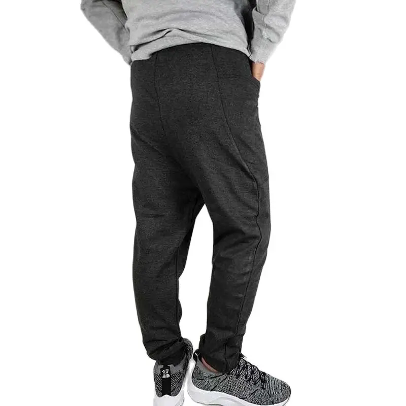 Мужские спортивные брюки с заниженной промежностью модные облегающие