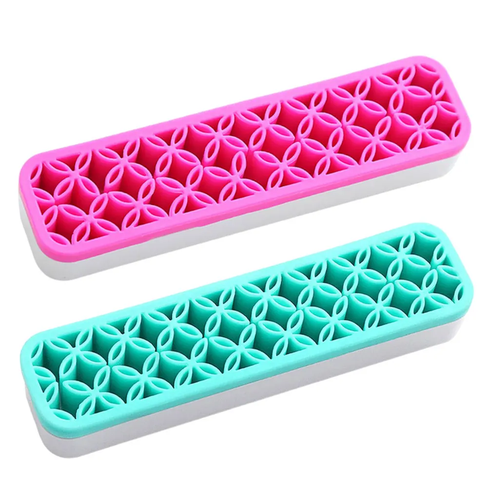 

Diamond Painting Pen Holder Porous Sewing Craft Tool Holder Desktop Organizer Makeup Brush Storage Tool Sewing Accessories