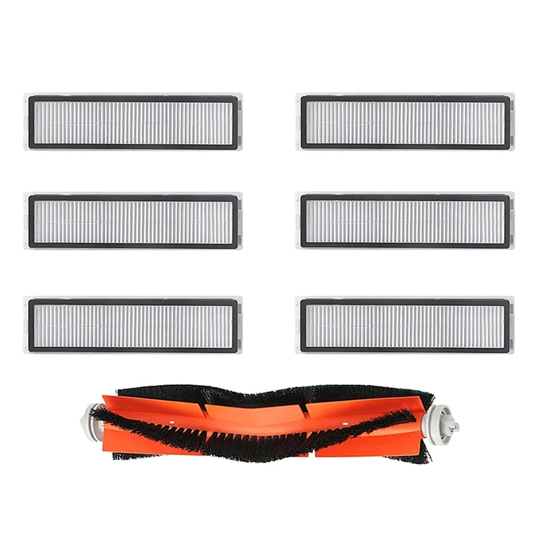 

Replacement Parts Compatible for Dreame D9 Accessories Robot Vacuum Cleaner Filter, Side Brushes, Roller Brushes 13Pcs