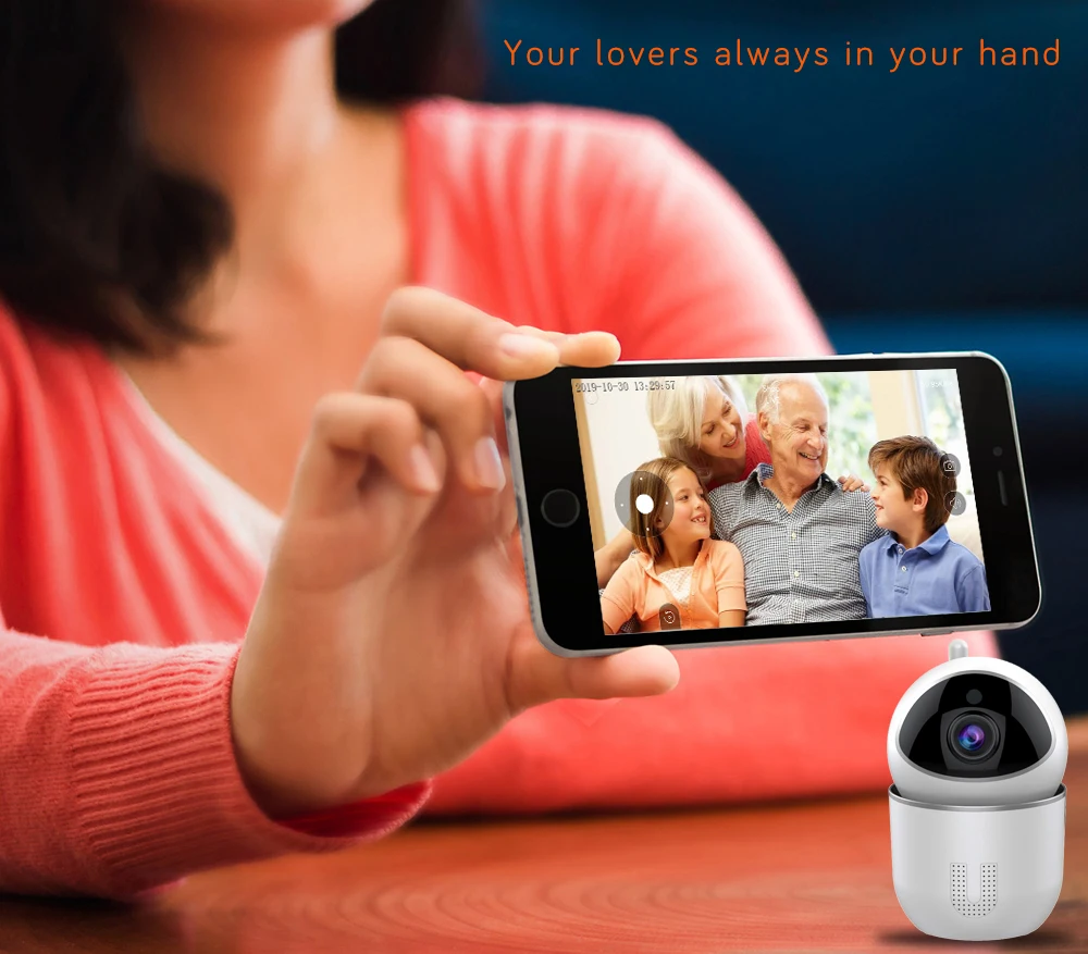 Tuya IP камера работает с Alexa домашней безопасности беспроводная камера с автоматическим отслеживанием камеры наблюдения CCTV облачная SD карта PTZ камера