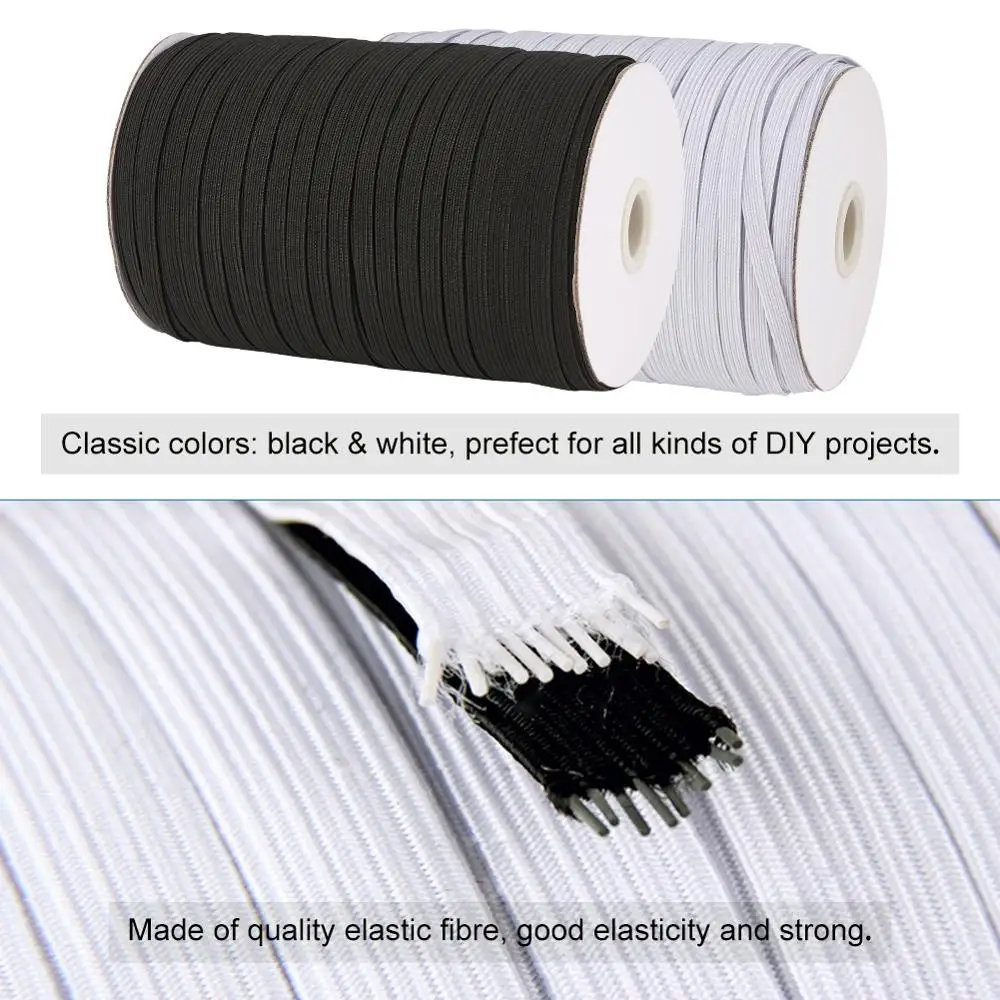 1 рулон черные плоские эластичные шнуры материал для сделай сам аксессуары масок