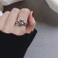 30 silver plated elegant cross flower ladies party ring wholesale jewelry for girlfriend birthday gift no fade