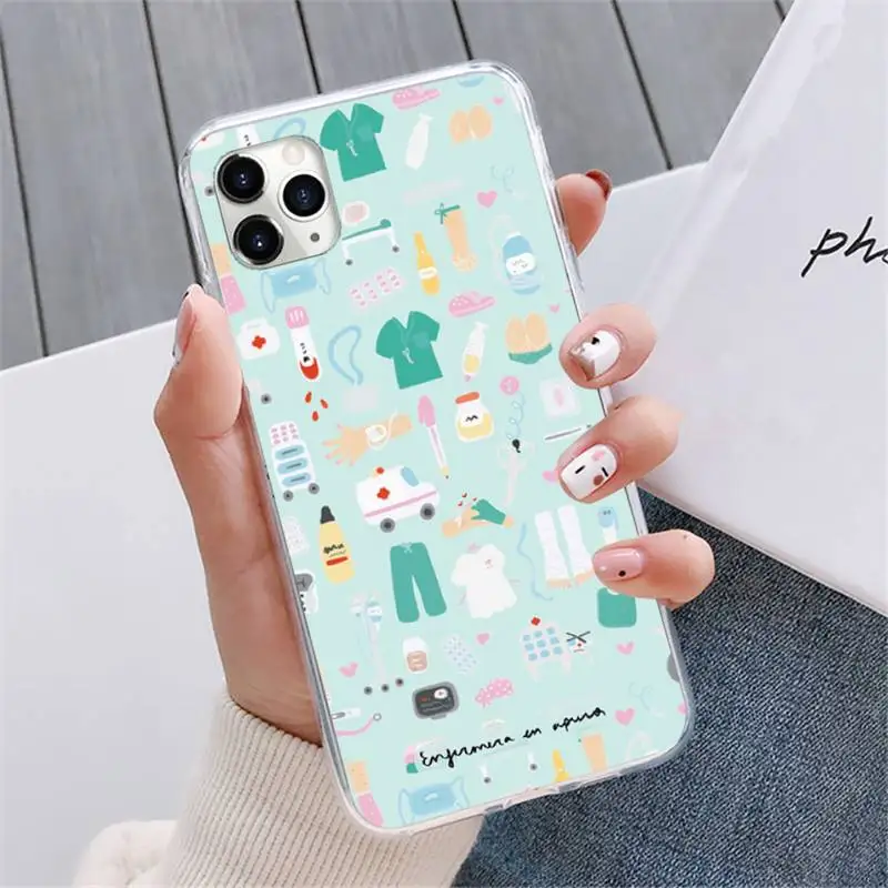 

Medicine Doctor Nurse Phone Case For iphone 12 5 5s 5c se 6 6s 7 8 plus x xs xr 11 pro max mini