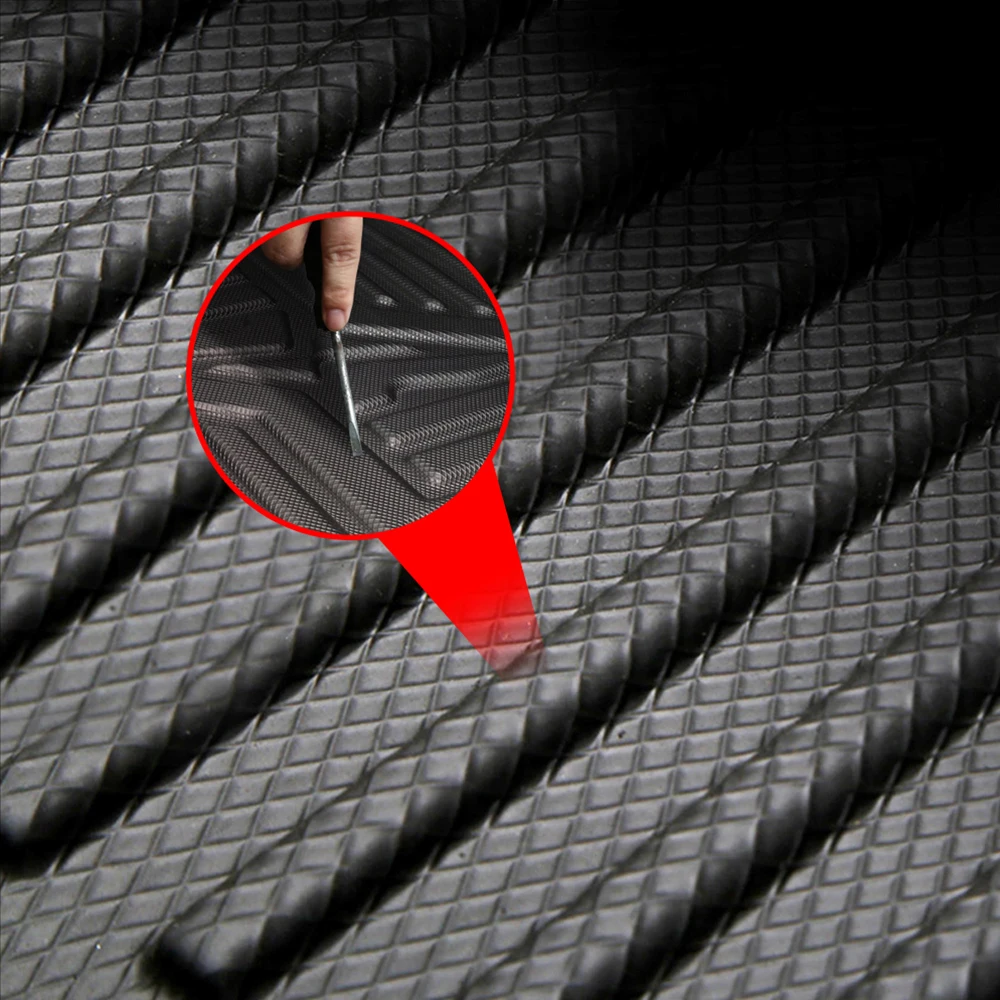 

For Skoda Rapid Sedan 2013-2020 Car Floor Mats All-Weather TPE Foot Mats Odorless Pad Waterproof Tray Mat Interior Accessories