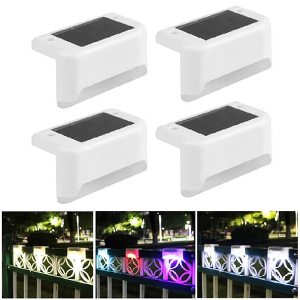 Светильник СВЕТОДИОДНЫЙ на солнечной батарее 4 шт. IP65 водонепроницаемый для