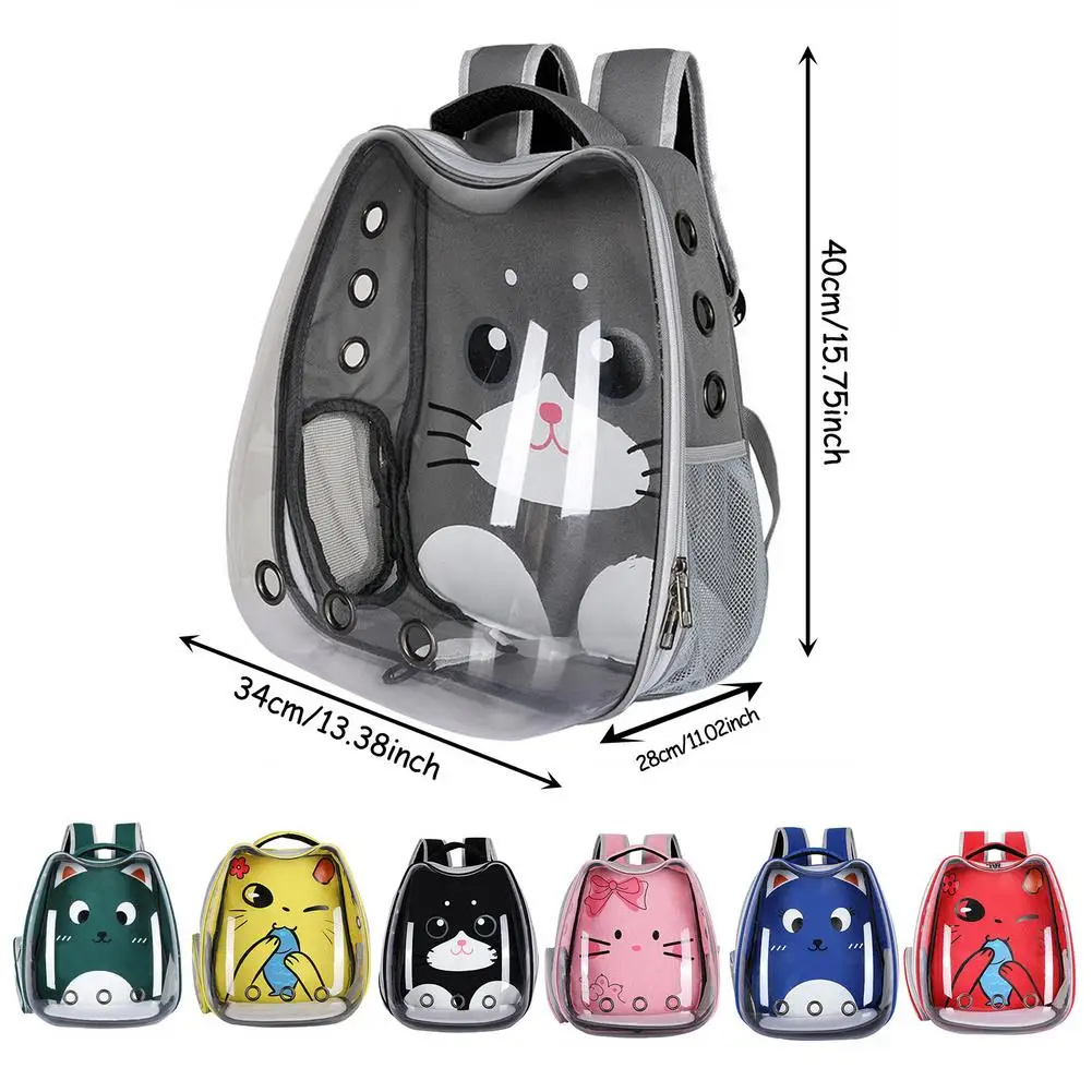 

Cat Space Capsule Backpack Breathable Comfortable Dog Carrier Portable Pet Backpack Waterproof Travel Backpack For Cats Dogs
