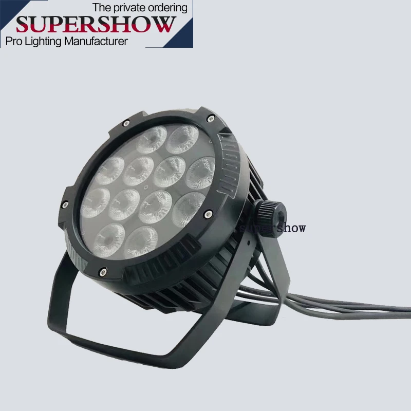 Уличный Водонепроницаемый светодиодный светильник par 12x18 Вт RGBWA + UV 6 в 1 для