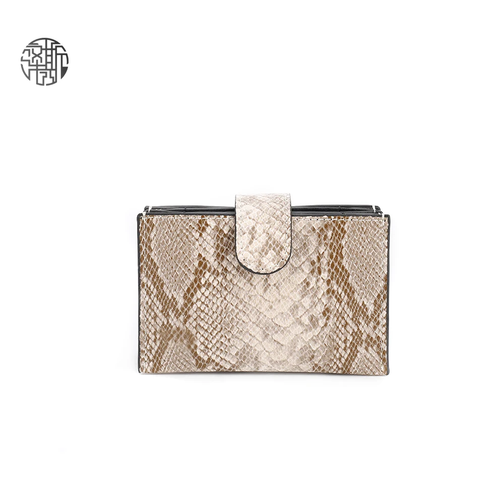 Высококачественный Женский кожаный держатель для кредитных карт Zenos кошелек со