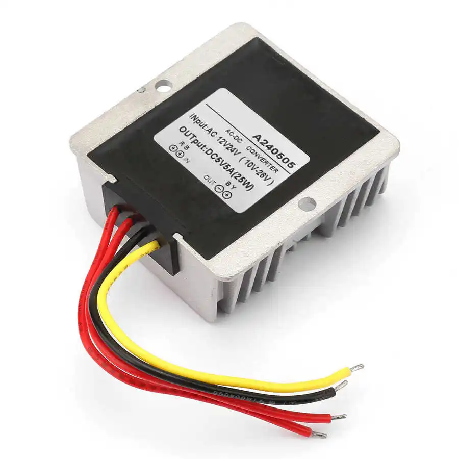 Адаптер для модуля питания 12 В 24 переменного тока в 5 постоянного тока|Регуляторы
