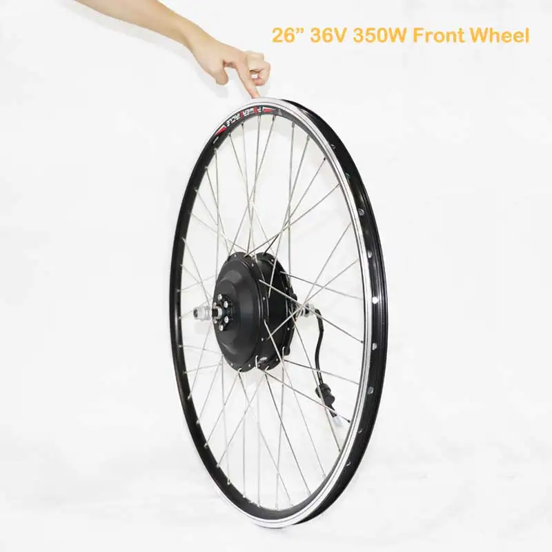 26inch36v350wwheel 36 В 48 В моторное колесо 36 В 350 Вт/500 Вт 48 В 350 Вт/500 Вт высокоскоростное Бесщеточное зубчатое колесо мотор для электровелосипеда передний привод - Цвет: 26inch36v350wwheel