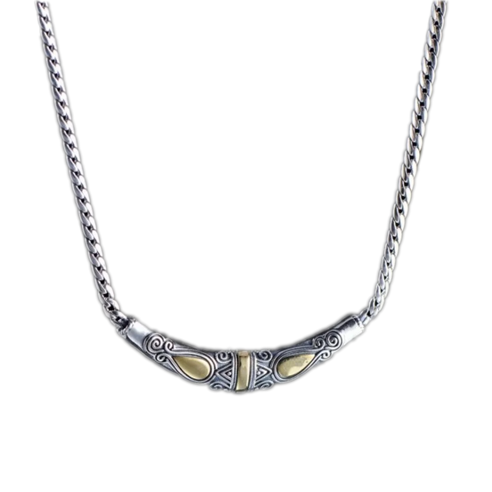 Цепочка с подвеской в виде полумесяца Женская из чистого серебра 100% пробы |