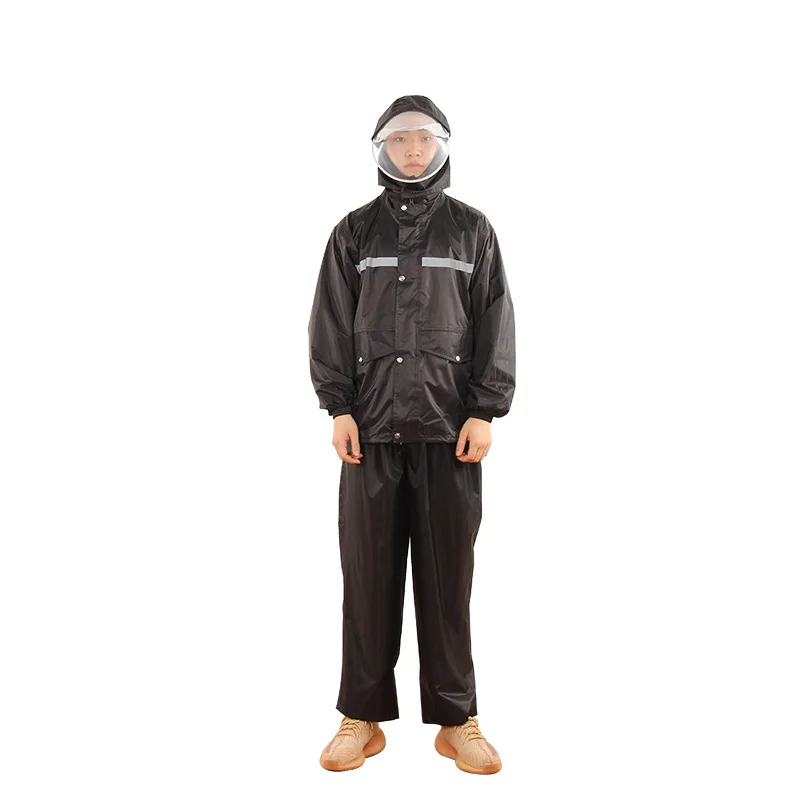 

Fishing Hiking Travel Outdoors Raincoat Pants Electric Motorcycle Poncho Men Rain Coat Jacket Chubasqueros Rain Suit BW50YY