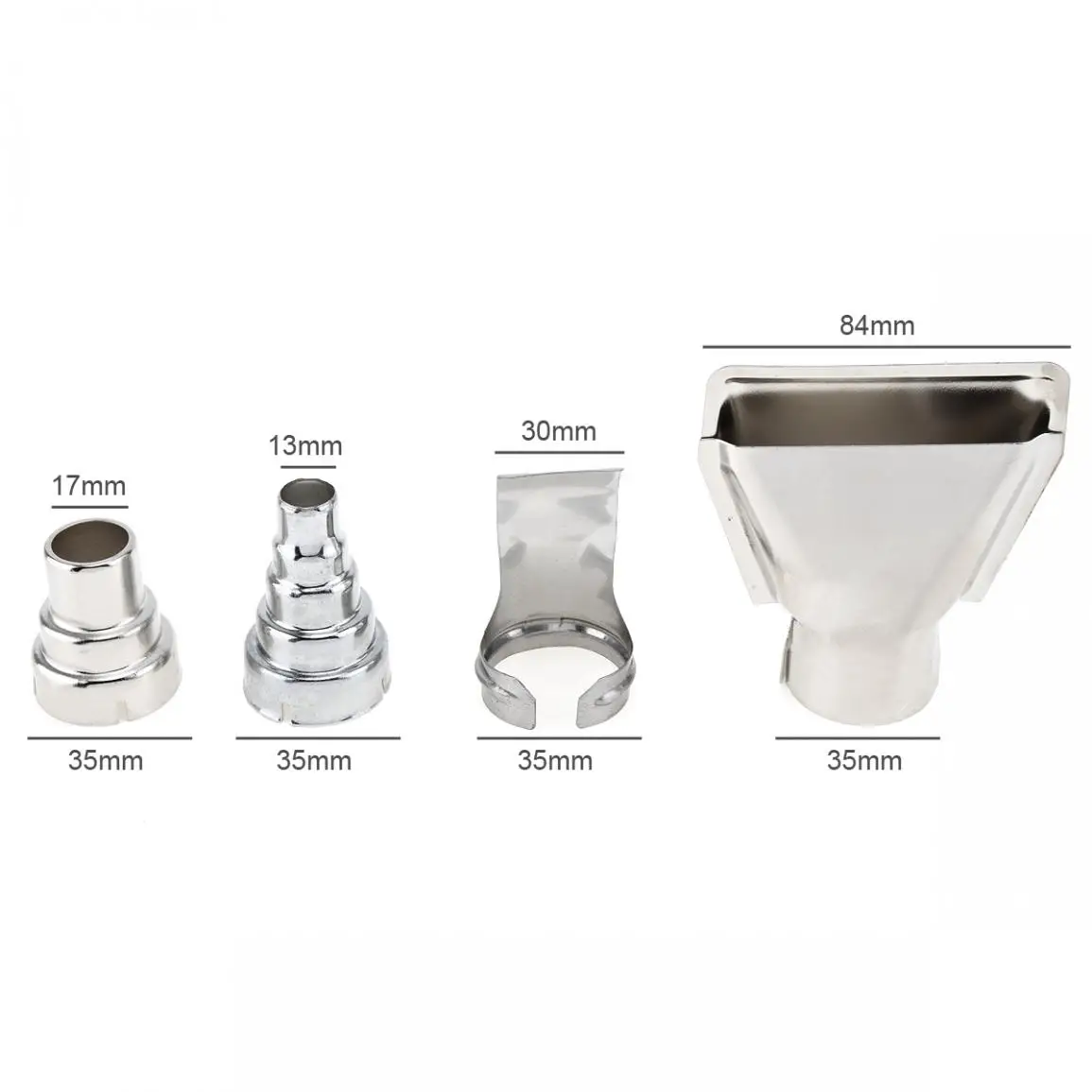 4 шт./компл. Тепловая пушка из нержавеющей стали воздушные сопла пистолет