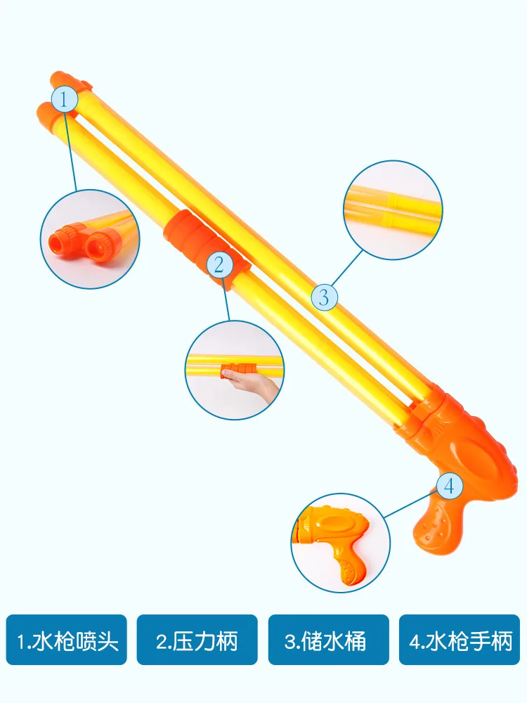 

Детский водяной пистолет, пушка для дрифтинга, выдвижной, для пляжа, для борьбы с водой, артефакт, большая емкость, водяной распылитель, игру...