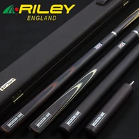 professional 34 riley ros 4b snooker cue competition high end handmade billiard cue kit stick with case with 2 riley extensions