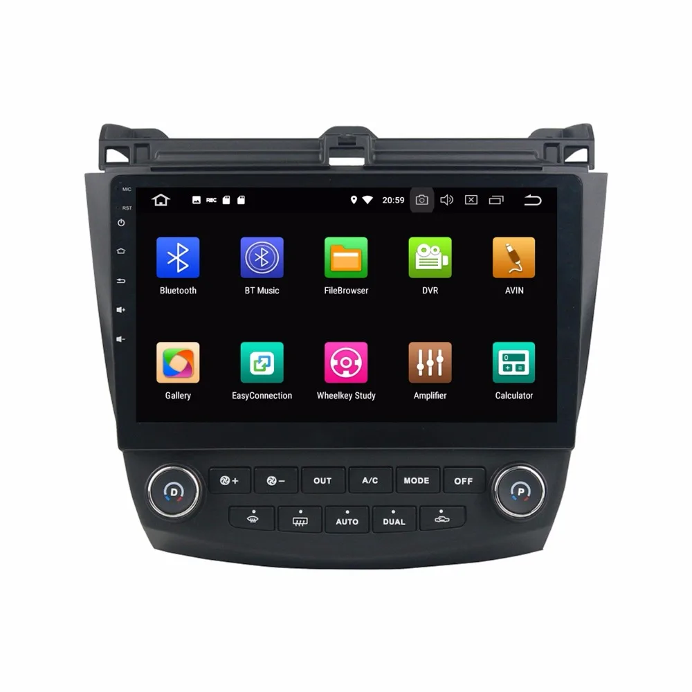 10 1 &quotOcta Core Android 9 0 8 core 64G ROM 4 Гб RAM Автомобильный DVD плеер для Honda ACCORD 7 2003 2007 GPS Радио