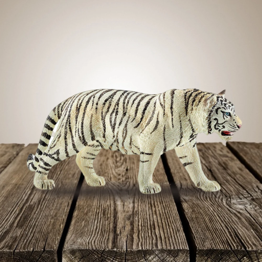 

1PC 6.2inch Tiger Figures Wild Life Zoo Jungle 14729 NEW Wild Life Animal Model Educational Creature Figurine For Kids Gift