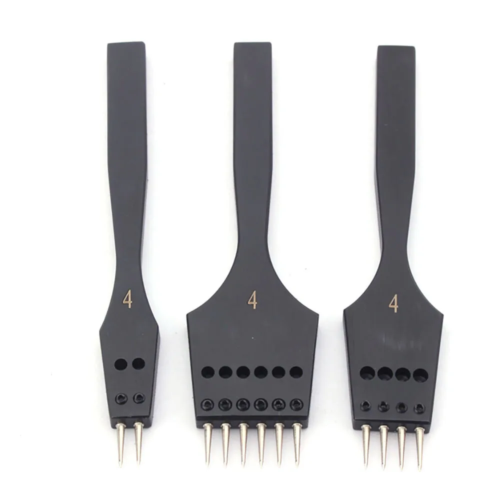 Инструмент для перфорации кожи острый отверстие со сменной головкой съемный