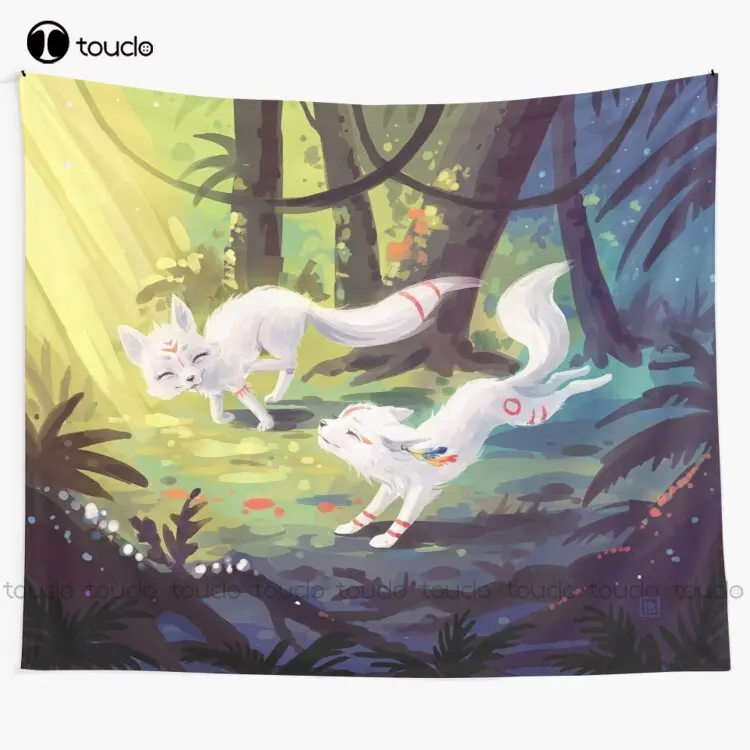 Гобелен на день леса с изображением героев мультфильма Follow Me | Дом и сад