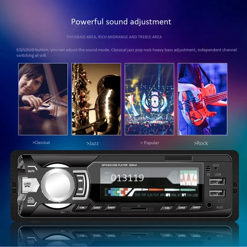 

MP3- 1 Din, Bluetooth, 12 , , FM, Aux-IN, , , SD, USB, In-Dash