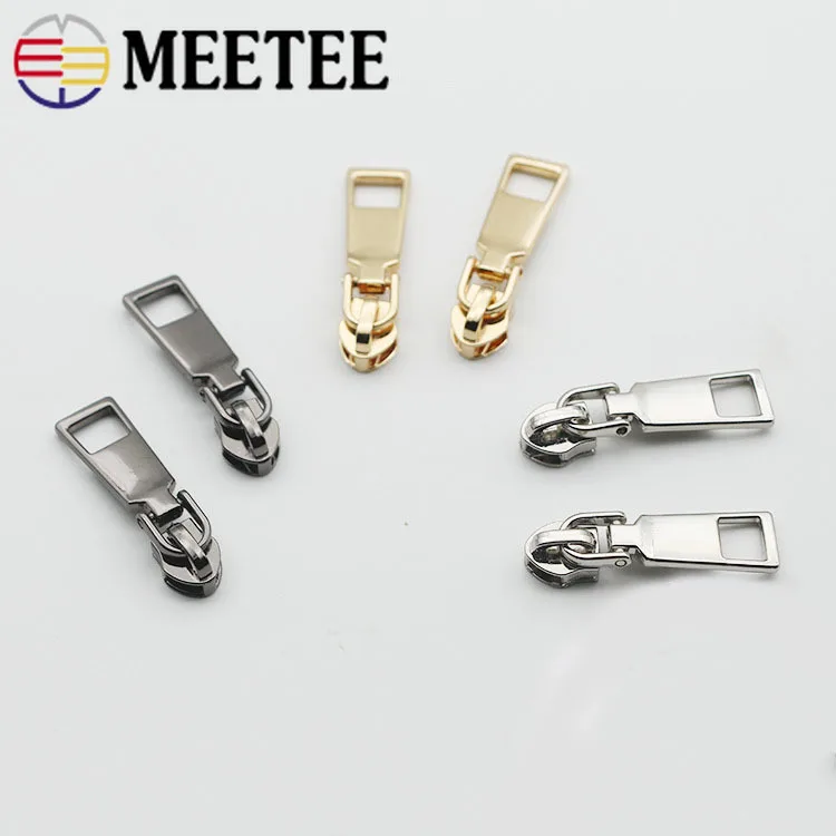 10 шт. слайдеры на молнии Meetee для 3 #5 # нейлоновых пуховых курток с карманом сумка