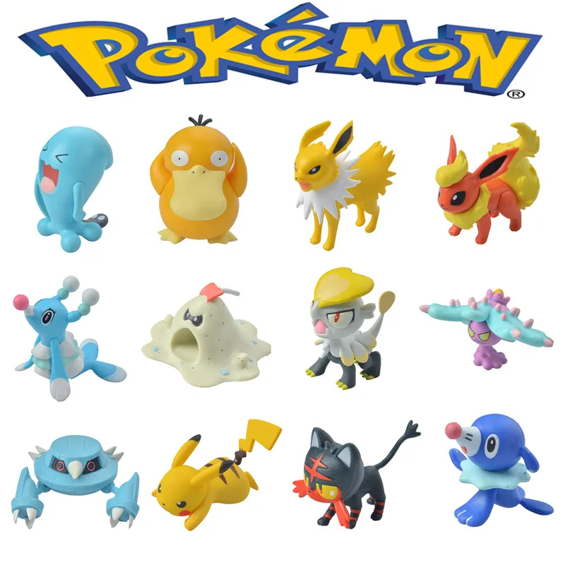 

Tomy Покемон 3-9 см ПВХ чармандер попплио Литтен Пикачу роулет треекко ЕВИ феннекин гренинджа аниме милая кукла модель игрушки подарки