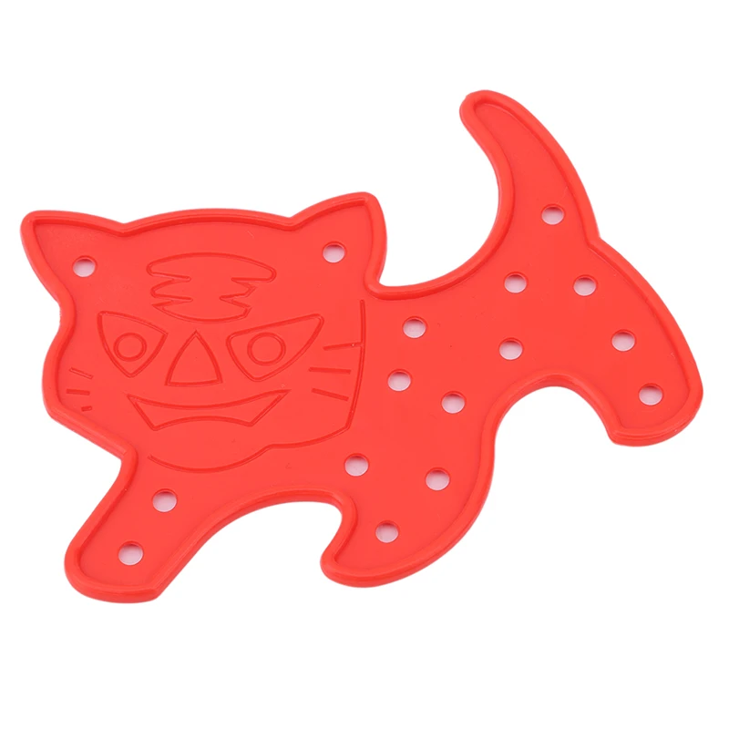 Детские Монтессори животных Форма шнуровка настольная игра деревянная малышей