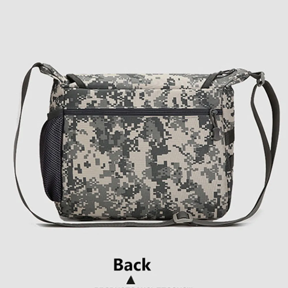 

Men Tactical Hiking Fishing Bag Sport Military Shoulder Handbag Bags Portable Lure Storage Camouflage Fishing Tackle Bag XA230G