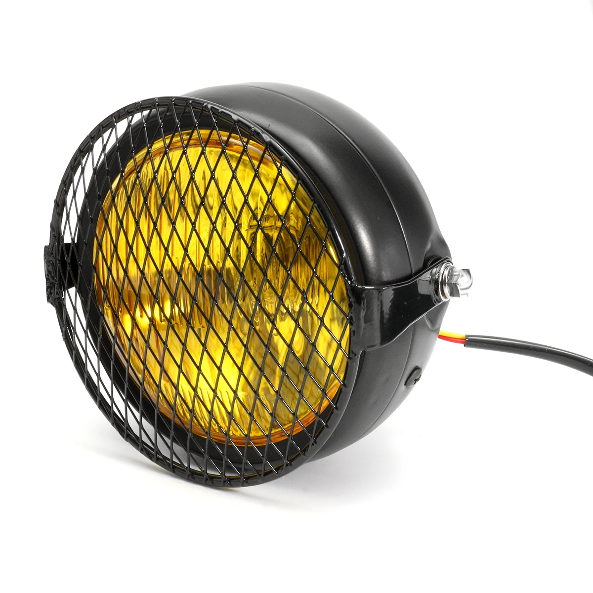 Универсальная фара для мотоцикла абажур чехол гриля Ретро винтажный кронштейн